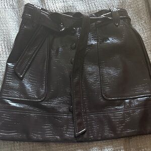 Topshop Metallic Brown Jacket